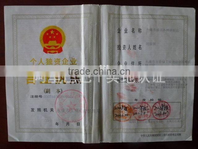 wholesale high quality double wall metal coffee mug office mug citzen mug or advertising mug