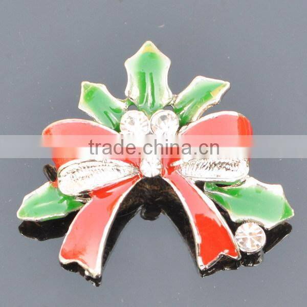 black and light yellow dots resin gem stud smily brooches