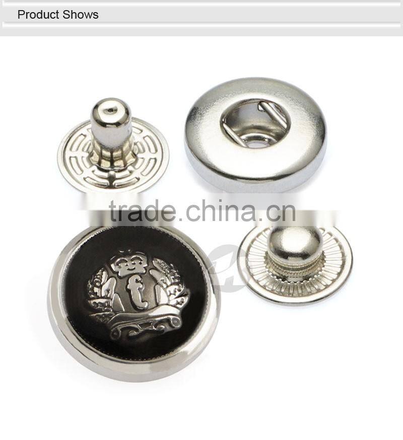 Beautiful Metal Snap Button Chef Coat Custom Logo