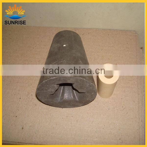refractory zirconia nozzle for steel furnace
