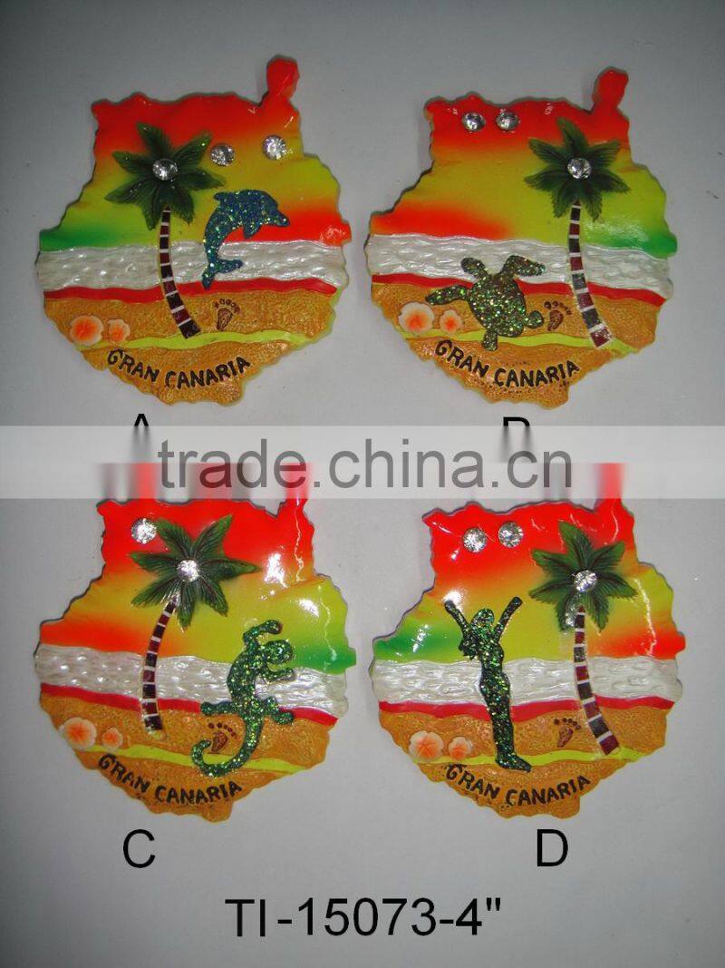 Polyresin dolphin souvenir wall plaque for sale