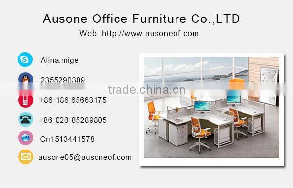 High Quality melamine desktop steel leg conference table specifications