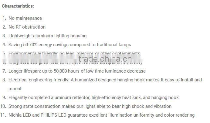100W 120W 150W 200Wcircular fins industrial mining lamp IP65 warranty for 3 to 5 years