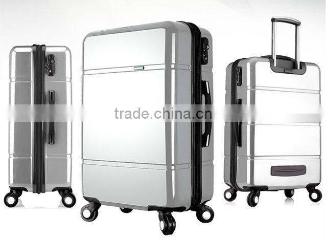 China ShenZhen Factory New Design ABS+PC luggage