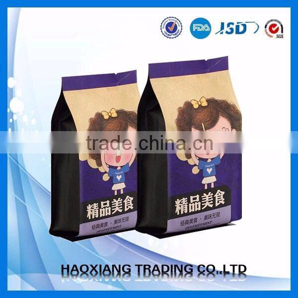 Environmental protecting Aluminum Foil Cheap Plain Black Ziplock Bag plastic food packing bags stand up zipper bag