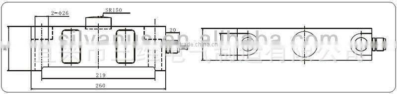 Double Ended Shear Beam high temperature Load Cells(QSD-H)(10t~30t)
