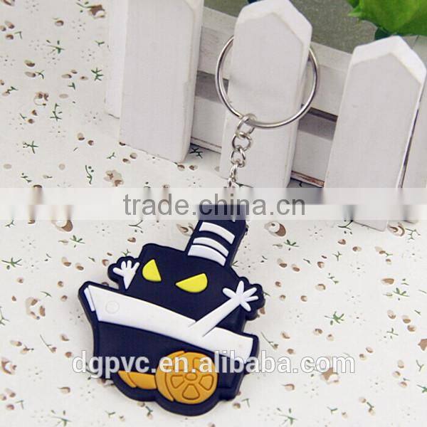 Factory Manufacture & Wholesale Promotional PVC keychain ring