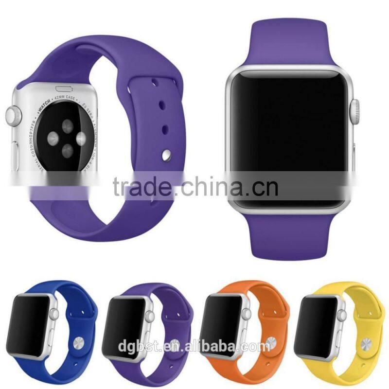 Popular silicone Watch Band Strap for apple watch , for apple watch band