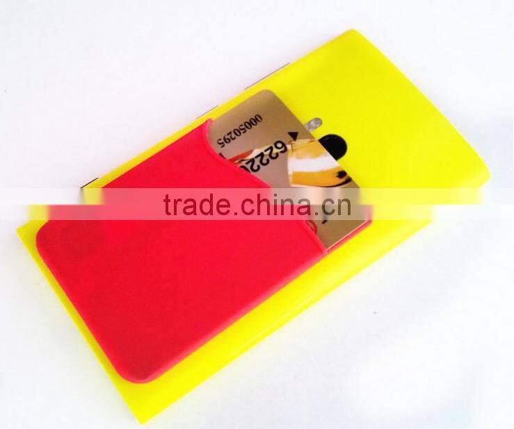 Stylish Silicone Card Case for Smart Phone