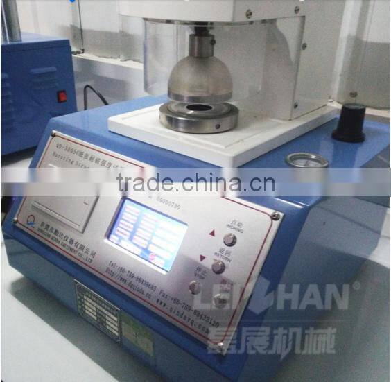 Kraft paper bursting strength tester