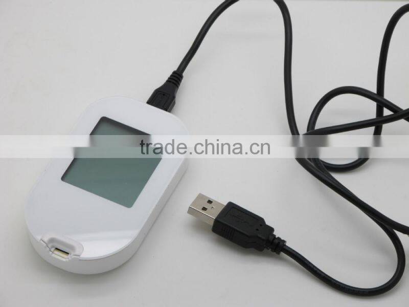 High quality Digital Blood Glucose Meter with Big welding Screen / SMT PCB / USB PC Connection / CR2032 battery