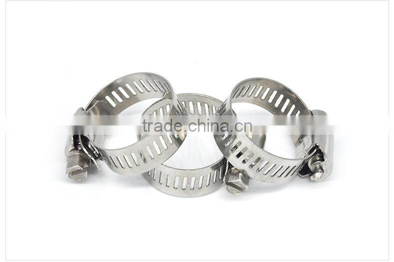 304 stainless steel hose hoops, all steel clamp, pipe hoop, fixed pipe clamp, strong coupling, fast loading pipe clamp