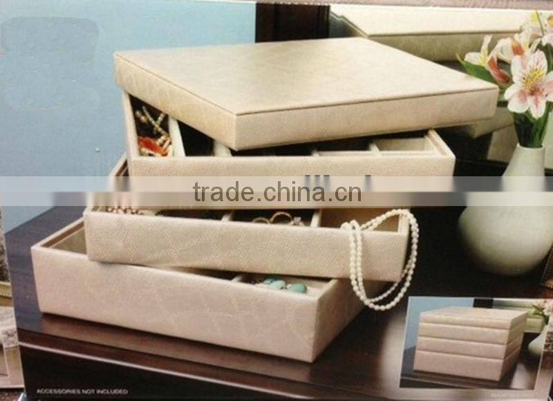 white leather pendant display props jewelry display props