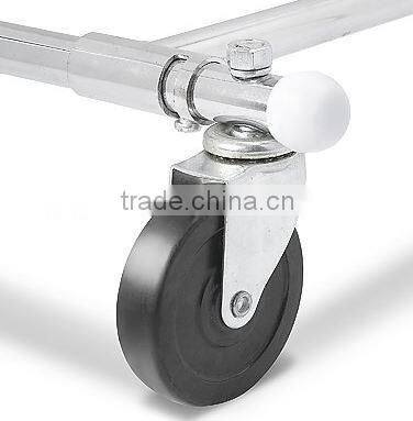 Yulong top quality adjustable garment rack with wheels