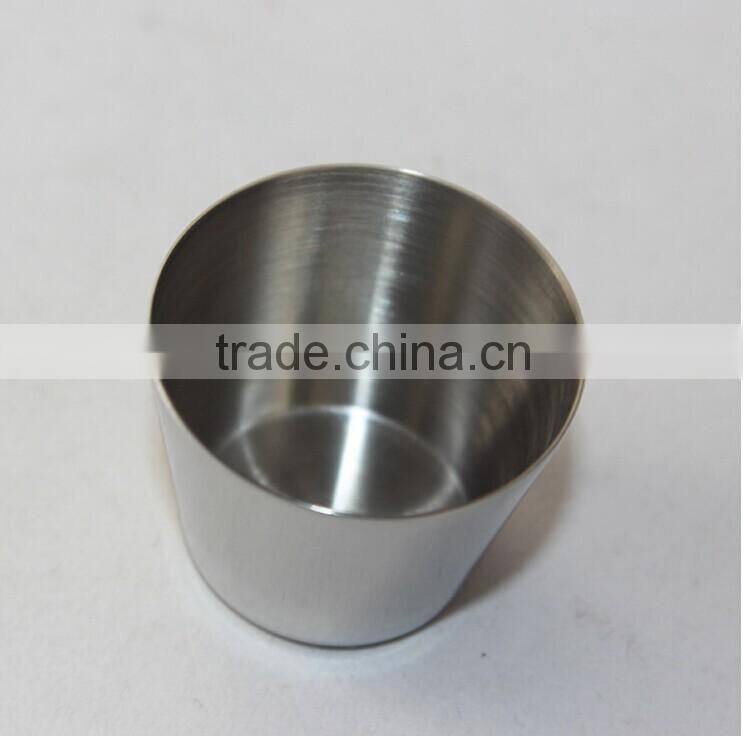 Savage 18/8 Stainless Steel Shot Glasses with Black Leather Case,1oz set of 4 pcs