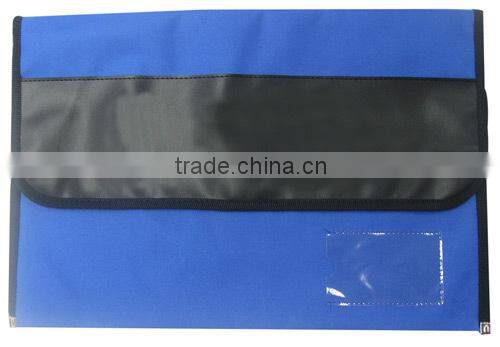 Nylon document bag (blue)