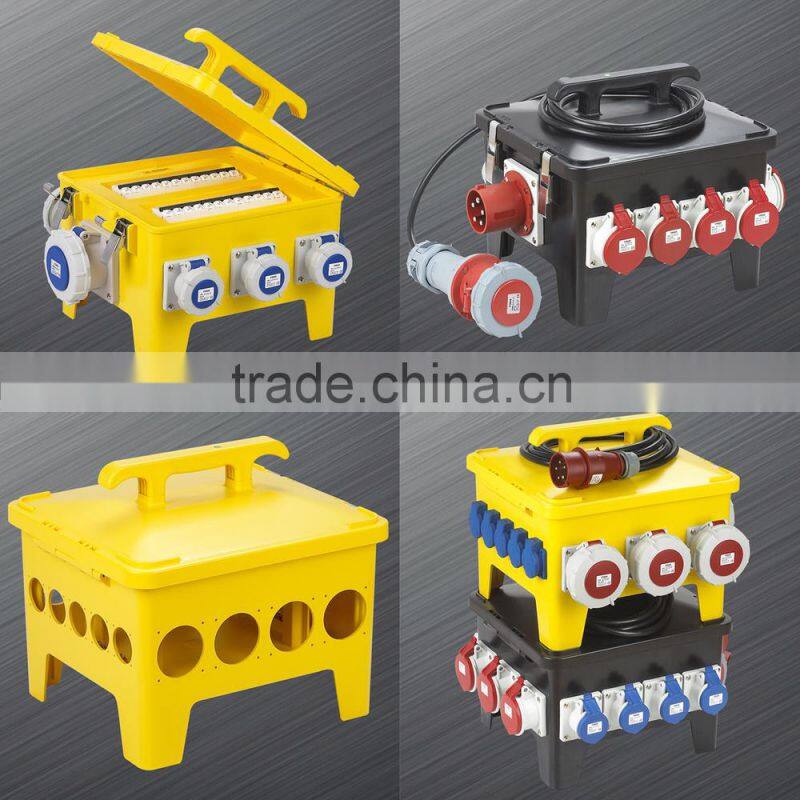 24 way mobile types of IP97 waterproof box with plug&socket or power electrical junction box price