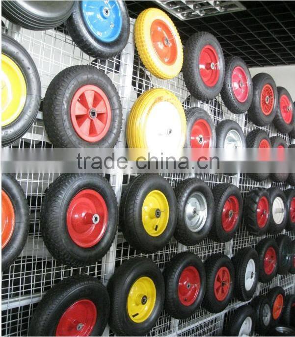 wholesale manufacture 4.00-8 rubber wheel for wheel barrow