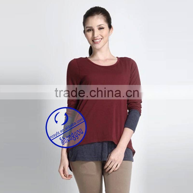 top quality 100 cotton adult breastfeeding top wholesale china