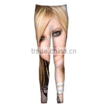 2015 custom dye sublimation fashion women sport leggings from ShenZhen manufacture