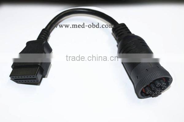 J1939-9Pin Deutsch to OBD OBD2 OBDII