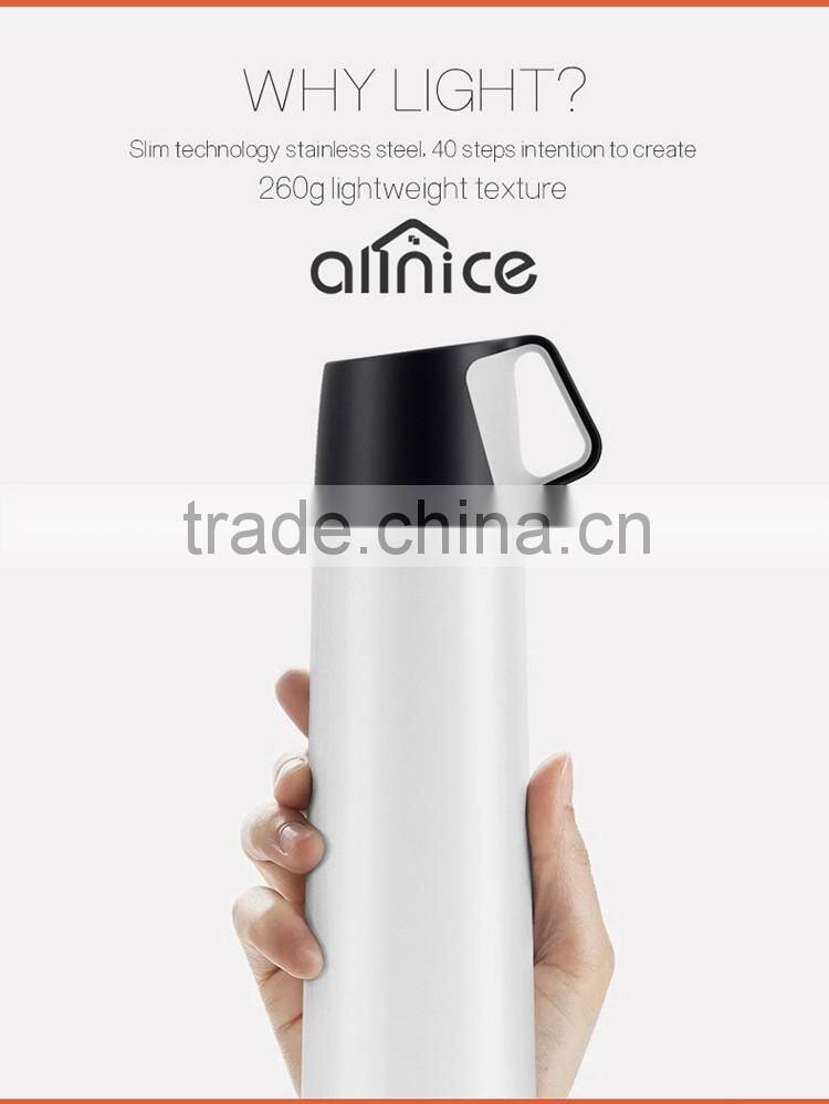 Wholesale 500ml gift with logo stainless steel vacuum bottle/double wall water bottle