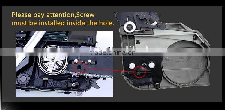 2-stroke gasoline chain saw with alloy BLADE
