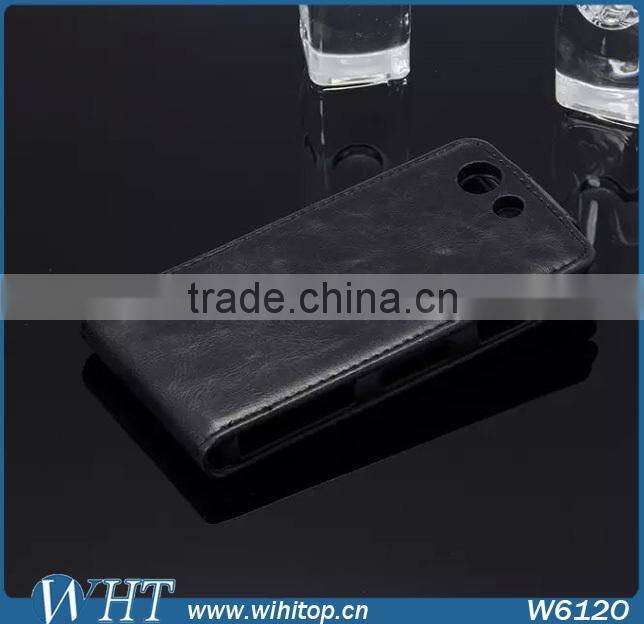 Luxury Leather Case for Sony Xperia Z3 Mini, Flip Leather Case for Sony Xperia Z3 Compact