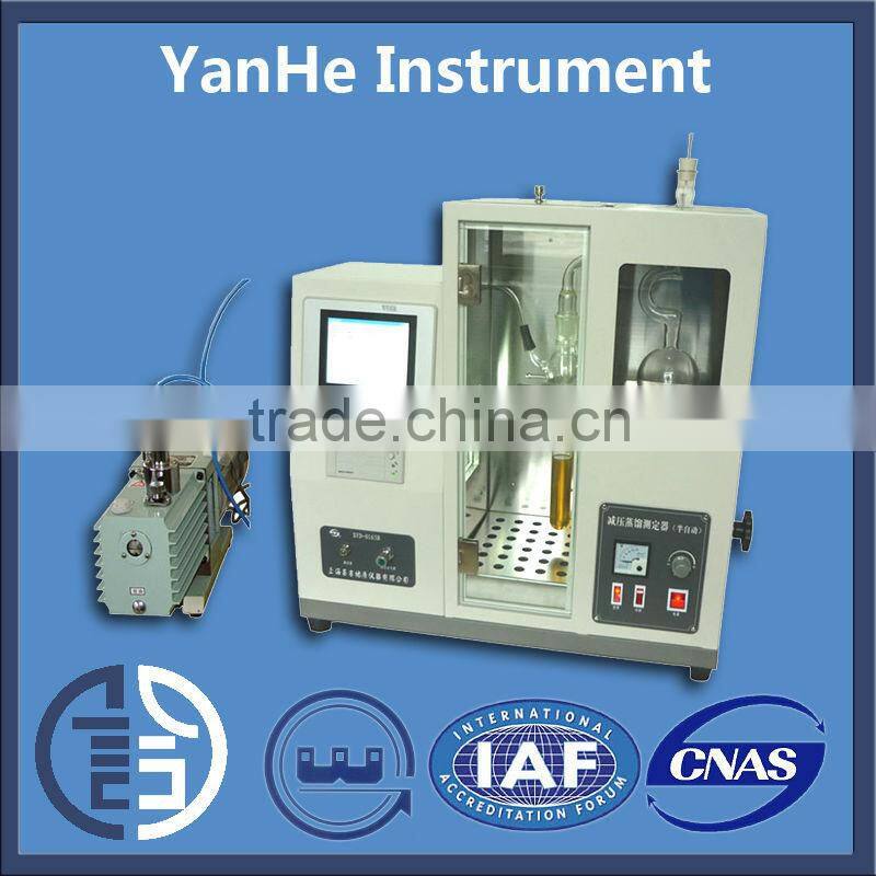 SYD-0165B Semi-automatic wax oil Vacuum Distillation Apparatus with LCD display