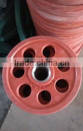 7 Holes Olympic Weight Lifting Rubber Plate