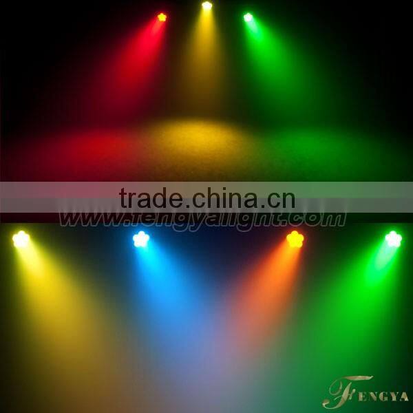 9pcs 12w RGBWA+UV 6 IN 1 led flat led par can stage light infrared ray remote