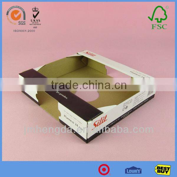 CMYK Color Carrugated Paper Box With Fashion Design
