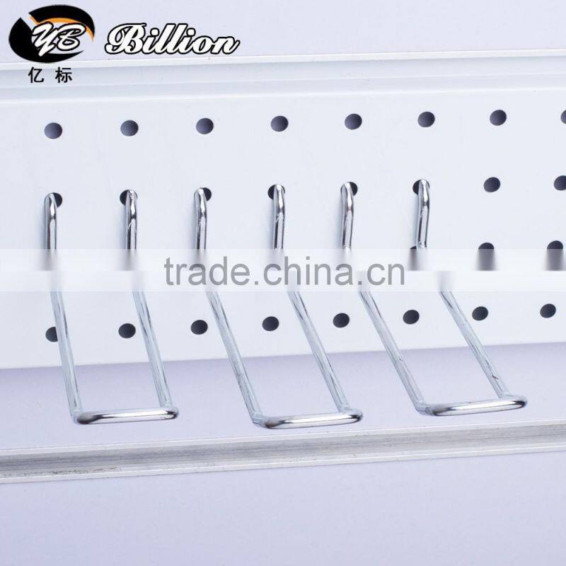 Wholesale metal U shape hooks 3.8mm used pegboard hooks
