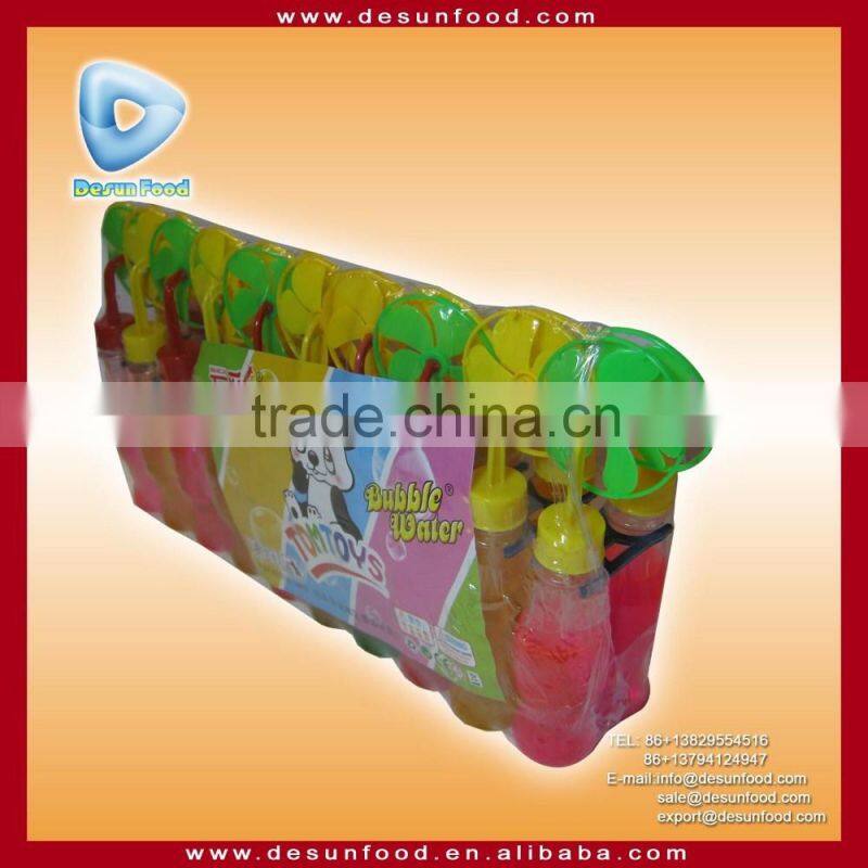 windmill toy cola bottle water bubble water maker