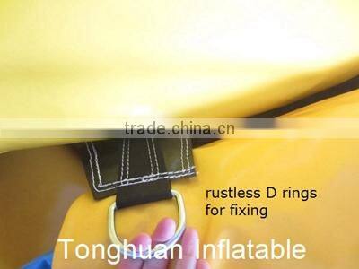 cheap new style inflatable slide/ inflatable hippo with pool