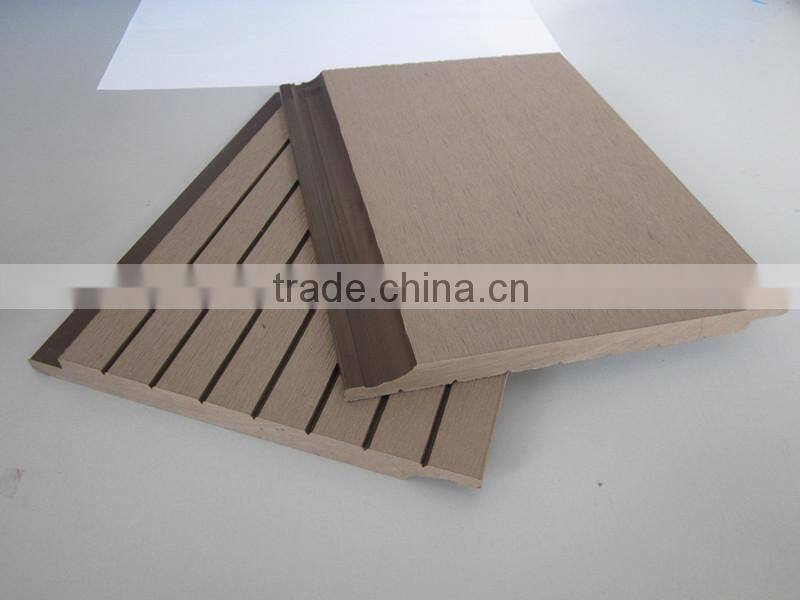 Durable and water proof wood plastic composite/wpc wall panel passed CE