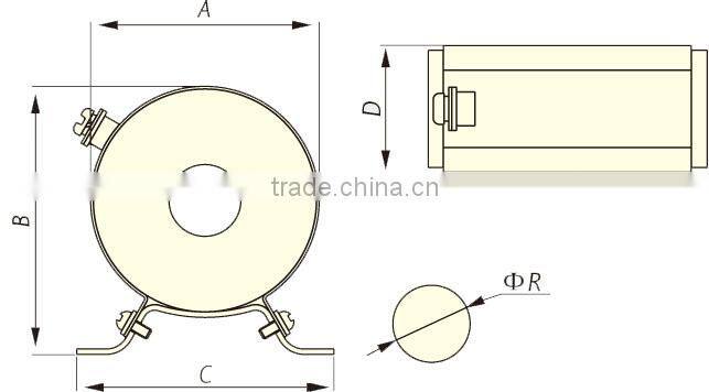 Low voltage high accuracy class rct current transformer