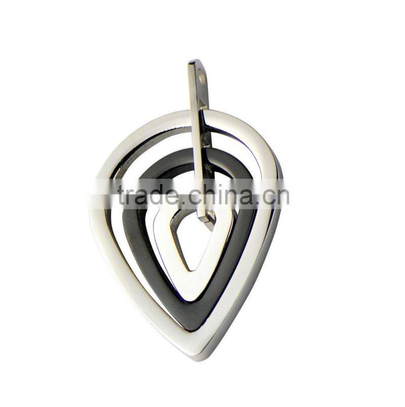 Custom Design Elegant Pendant Three Tears Shaped String Together Design P0307 316L Steel Pendant
