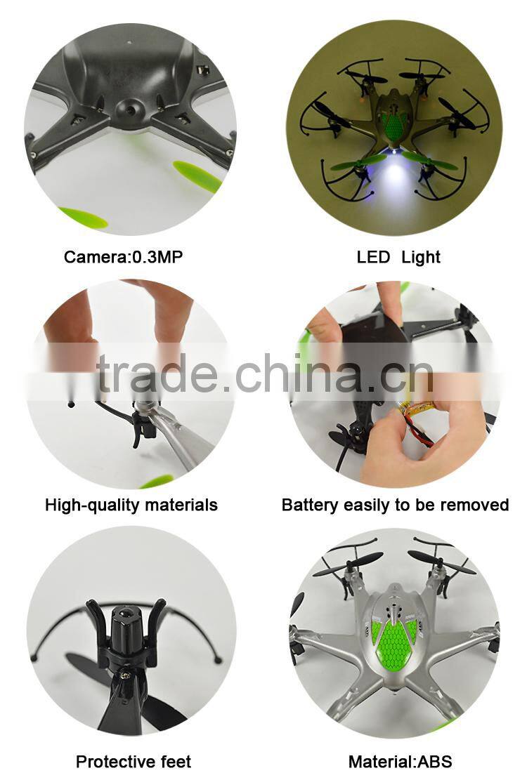 Six motors 2.4G fpv 250 drone with camera