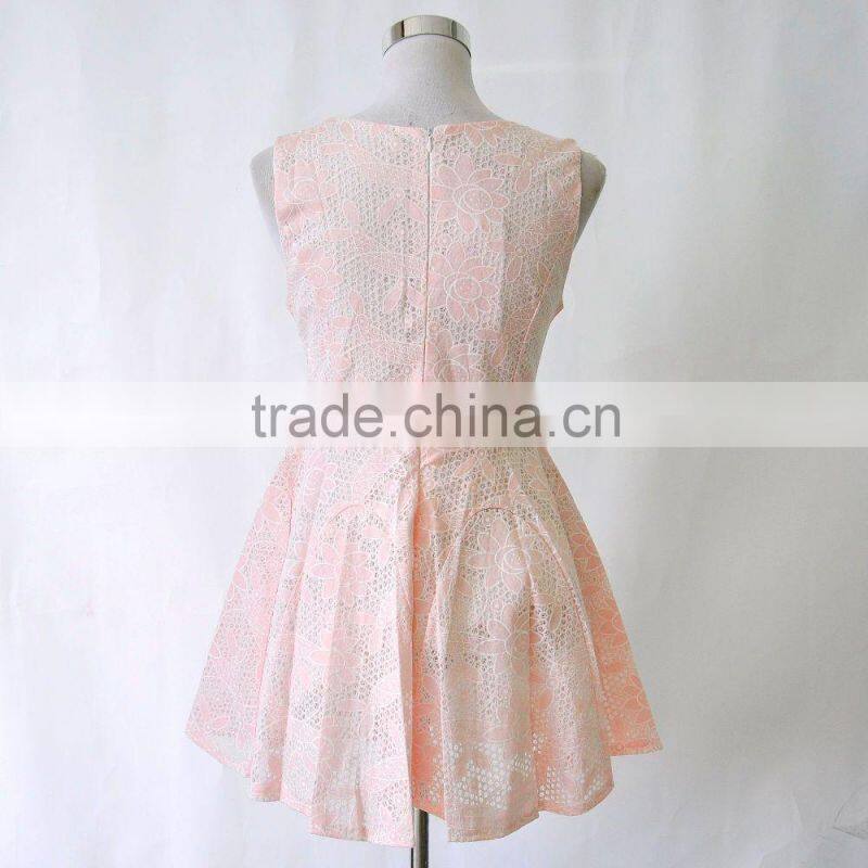 Sweet knee-length dress