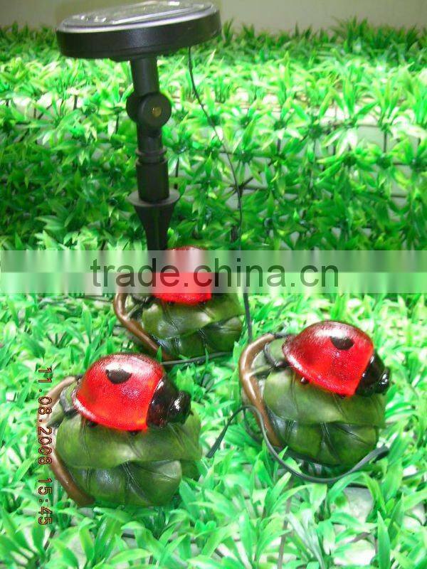 Polyresin Frog Solarlight For Garden Decoration Craft