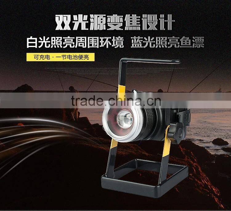 Outdoor LED 10Watt Zoomble floodlight with power bank fuction