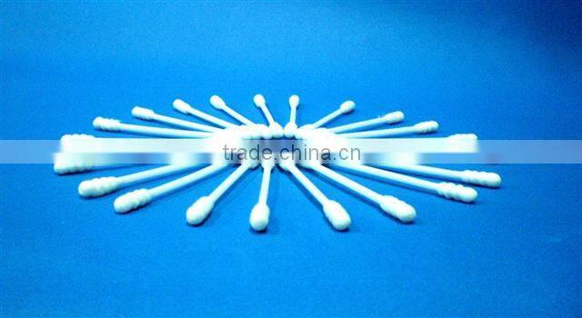 Cotton Bud 100 Pcs Spiral Tip PP Can