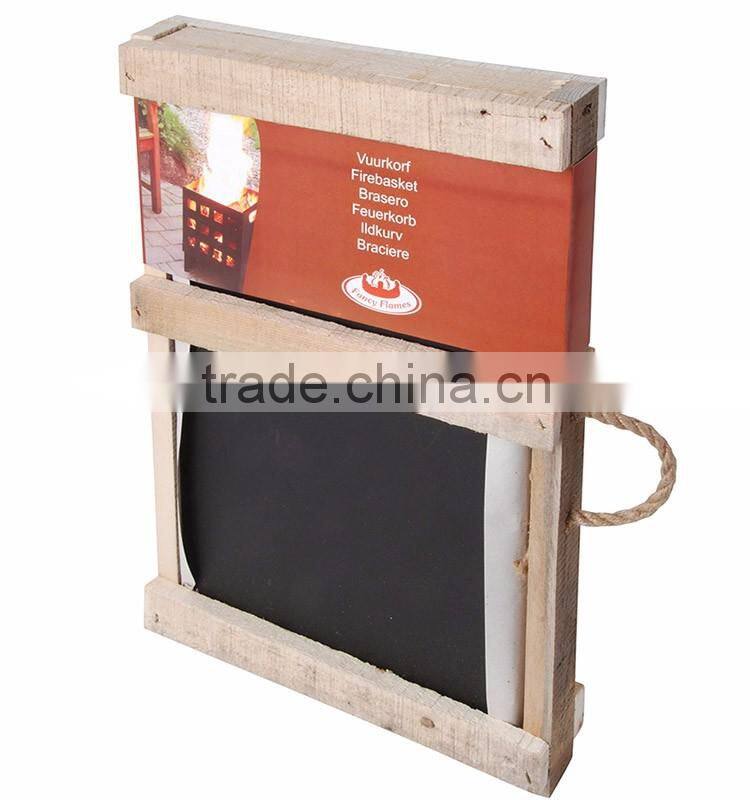 Esschert Design Square shaped outdoor garden Fire Basket