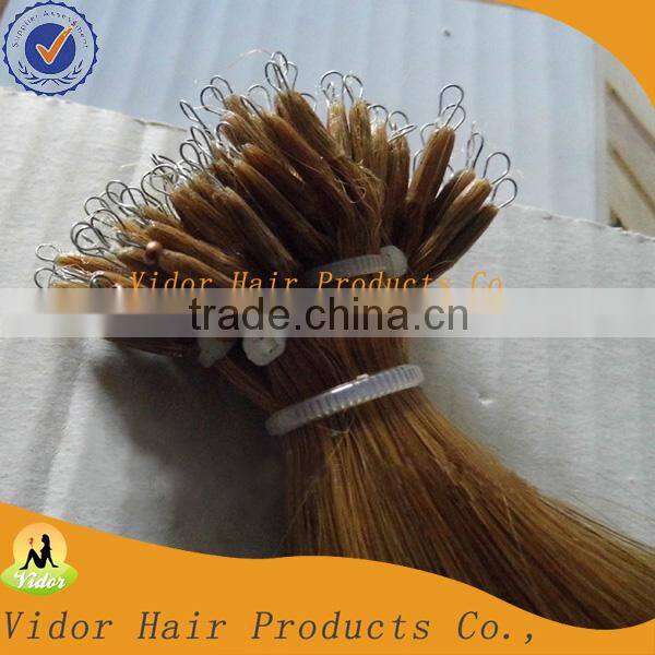 Double Drawn 20''1g/strand Remy Nano Ring Hair