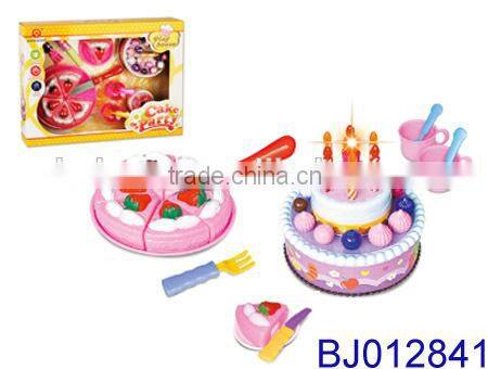Lovely new plastic toy birthday cake model