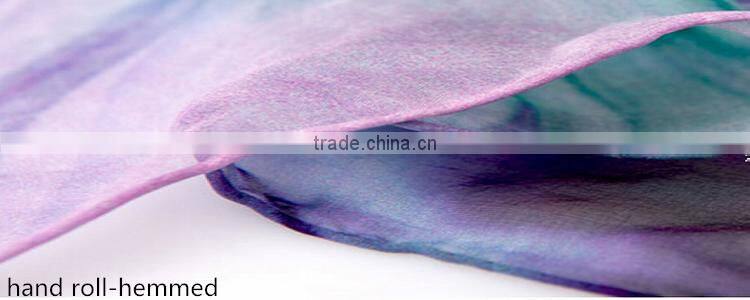 womens long silk scarf floral elegant 100% silk wrap shawl