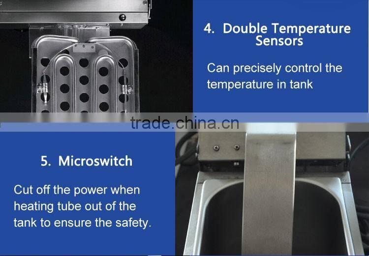 Factory Price 10L Single Tank Fryer For Sale Industrial Air Gas fryer