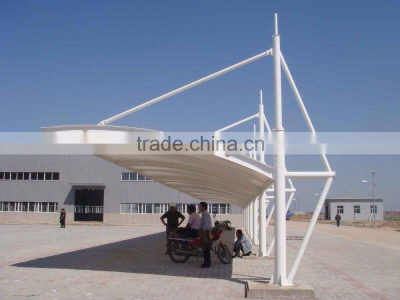 Shade car parking structure architecture
