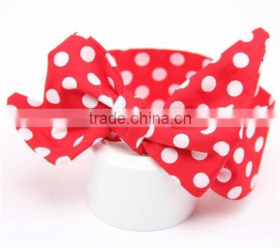 baby headband 2016 bow headband dot hairband